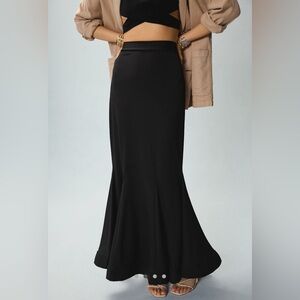 Let Me Be Slim Black Trumpet Skirt